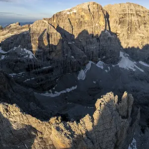 Impressive mountain peaks of the Brenta Mountains