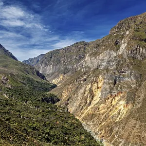 Colca Canyon Rock Cliffs Print, Peru