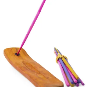 Incense Aroma Sticks Print with Wooden Holder
