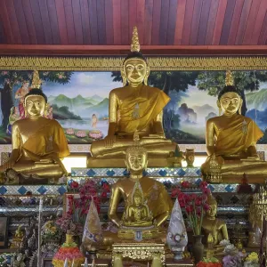 Print of Wat Suwan Khiri Wong in Phuket, Thailand