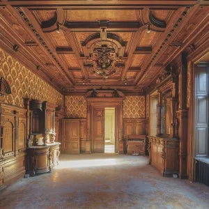 Interior, Herrenzimmer, Villa Woodstock