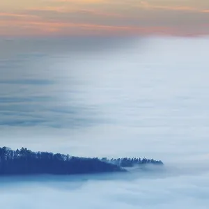 Inversion weather, fog, autumn