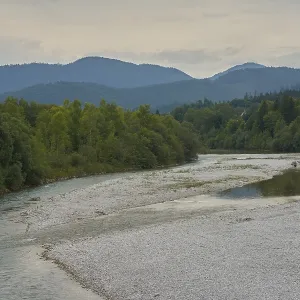 Isar Valley near Scharnitz, Isar