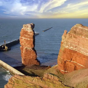 The island of Heligoland with the Long Anna The island of Heligoland with the Long Anna