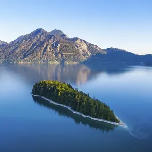 Island Sassau, Lake Walchensee