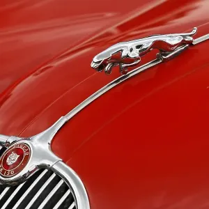 Jaguar XK 150 at vintage show, Cheshire, England