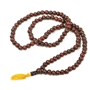 Japa Mala, Buddhist or Hindu prayer beads isolated on white Japa Mala, Buddhist or Hindu prayer beads isolated on white