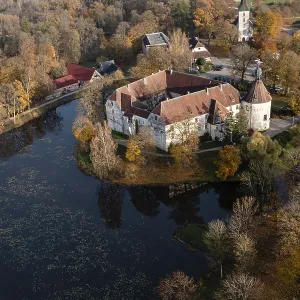 Jaunpils castle was built in 1301 Jaunpils castle was built in 1301