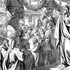 Jesus calls the people to him on the last day of the Feast of Tabernacles Jesus calls the people to him on the last day of the Feast of Tabernacles