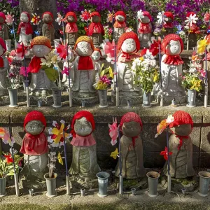Jizo statues at the Garden of Unborn Children Jizo statues at the Garden of Unborn Children
