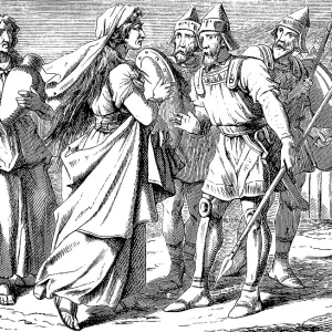 Judith and her maid go to the camp of enemies to Prince Holofernes Judith and her maid go to the camp of enemies to Prince Holofernes