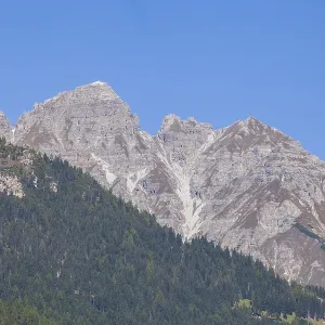 Kalkkogel mountains seen from Pinnistal in the Stubai Alps