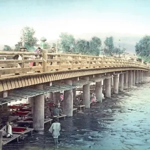 Kamo river, Sanjo Ohashi bridge