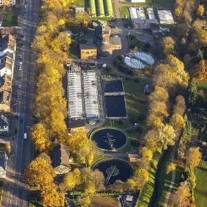 Kamp-Lintfort sewage treatment plant on Moerser StraBe