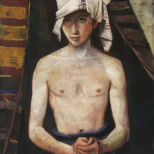 Jeune homme avec foulard, 1924.