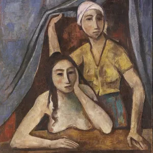 Portrait de deux femmes à la fenêtre (Am Fenster, 1922)