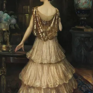 Kazimierz Stabrowski Print: Mrs. Gawronska (1927)