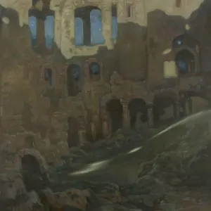 Ruins of Krzyztopor Castle Print (1904)