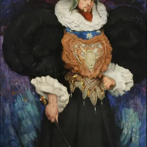 Kazimierz Stabrowski Print: Portrait of Bronislaw Brykner (1908)