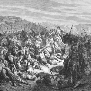 King Achab beats the Syrians, the Israelites beat the Arameans
