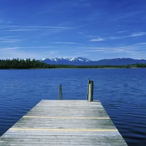 Kirchsee lake Upper Bavaria Germany Kirchsee lake Upper Bavaria Germany