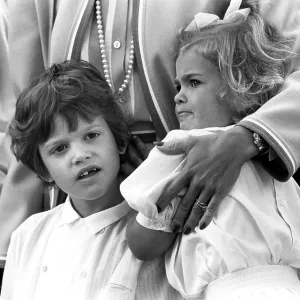 Kungafamiljen pa Victorias skolavslutning 1986 Queen Silvia of Sweden<br> Kungafamiljen p Kungafamiljen pa Victorias skolavslutning 1986 Queen Silvia of Sweden<br> Kungafamiljen p