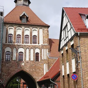 Kutertor - historic town gate in brick Gothic style