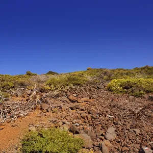 La Caldera de Taburiente mountain in La Palma at Canary islands