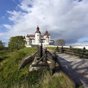 Laeckoe Castle by Lake Vaenern