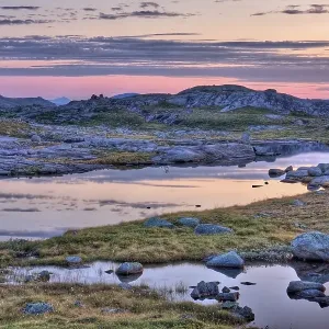 Lagoons in Rago National Park, Nordland county Lagoons in Rago National Park, Nordland county
