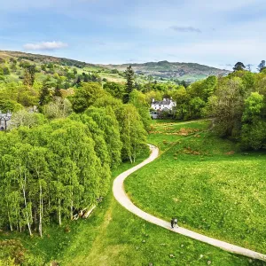 Lake District Landscape Print: A591 Drone View Lake District Landscape Print: A591 Drone View
