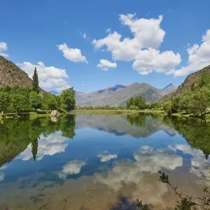Lake Panta de la Torrassa in the mountains Lake Panta de la Torrassa in the mountains