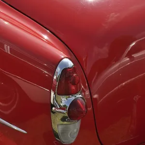 Lamp on a vintage car Lamp on a vintage car
