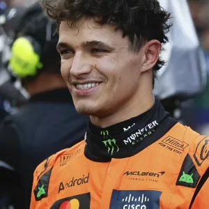 Lando Norris Celebrates Australian F1 Grand Prix Win Print Lando Norris Celebrates Australian F1 Grand Prix Win Print