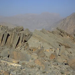 Landscape in Jebel Harim Region Print, Musandam, Oman