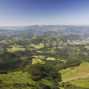 Landscape at La Rhune Mountain Landscape at La Rhune Mountain