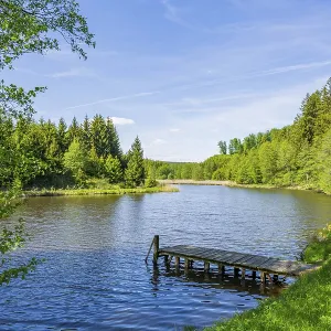 Landscape Print of a Little Lake in Bavaria, Germany