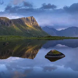 Landscape on the Lofoten Islands Landscape on the Lofoten Islands