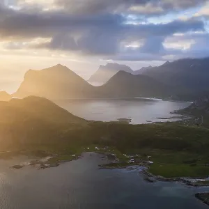 Landscape on the Lofoten Islands Landscape on the Lofoten Islands