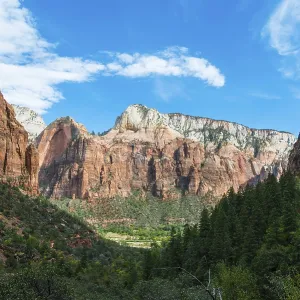 Landscape with mountains, Zion National Park