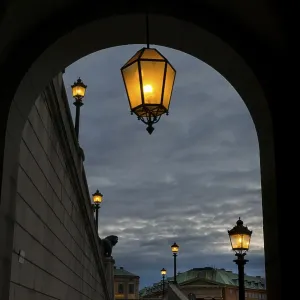 Lantern walk at the Royal Palace Lantern walk at the Royal Palace