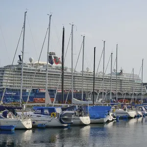 A large cruise ship, Mein Schiff 6