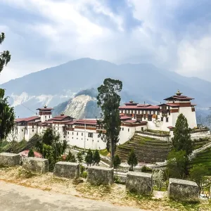 Largest monastery fortress, Trongsa Dzong Largest monastery fortress, Trongsa Dzong