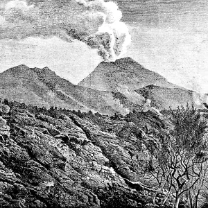Lava flows of Vesuvius in 1872 Lava flows of Vesuvius in 1872