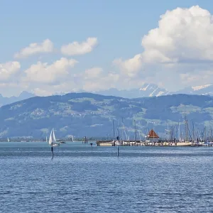 Lindau am Lake Constance, boat dock