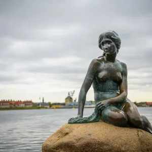 The Little Mermaid, landmark of Copenhagen The Little Mermaid, landmark of Copenhagen