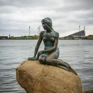 The Little Mermaid, landmark of Copenhagen The Little Mermaid, landmark of Copenhagen