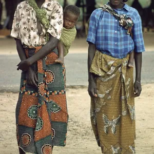 Local woman with toddler, Malawi