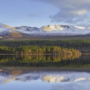 Loch Morlich Print, Cairngorm Mountains Landscape Photo Loch Morlich Print, Cairngorm Mountains Landscape Photo