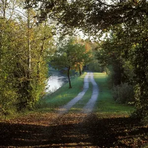 Loisach canal Upper Bavaria Germany Loisach canal Upper Bavaria Germany